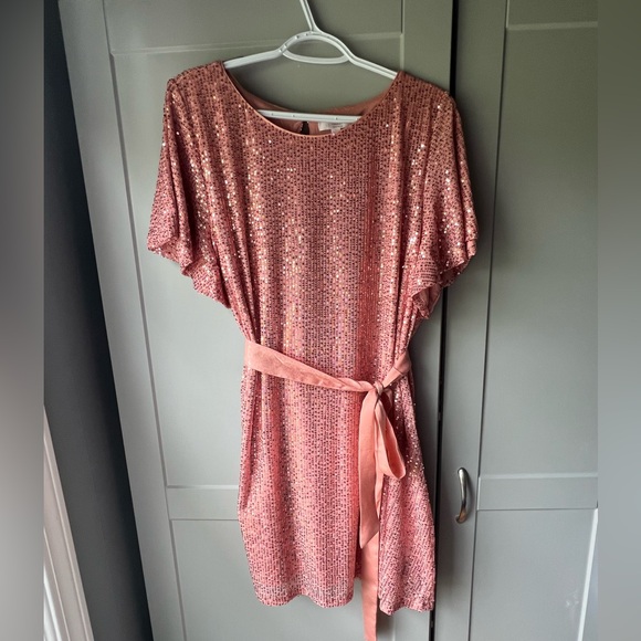 Women’s Lauren Conrad short sleeve sequin shift dress - NWOT - size XXL - Picture 4 of 5